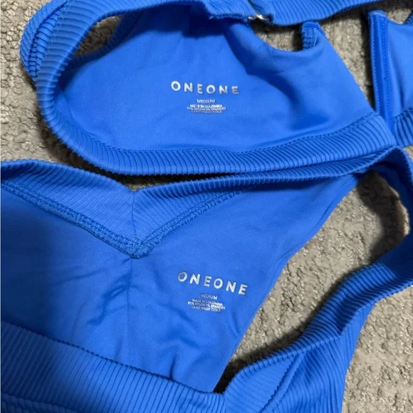 One One Swim Jenna Top and Jesse Bottoms- blue - Picture 2 of 3